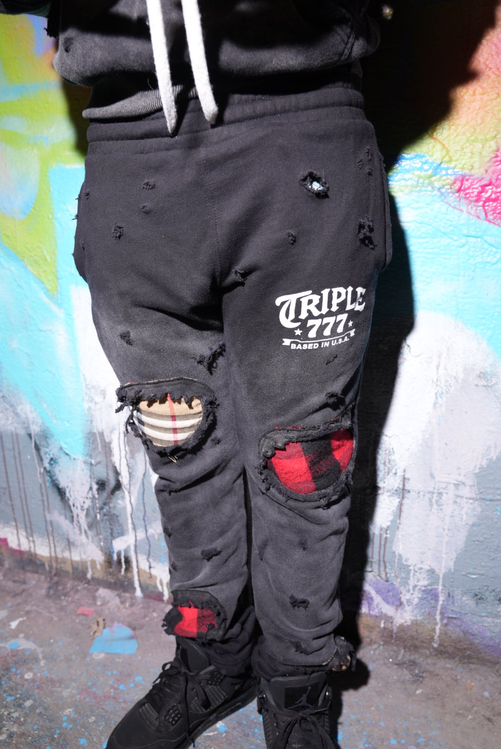 Distressed Patches Logo Set