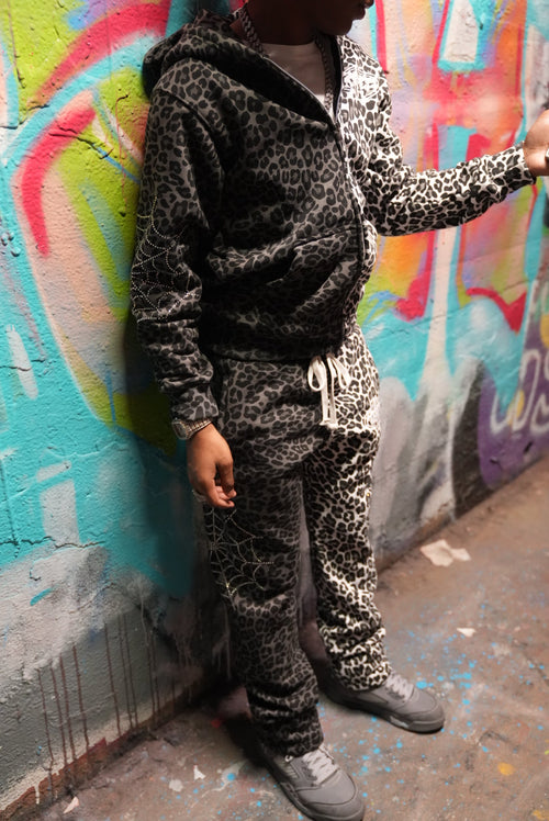 Cheetah Print Logo Set