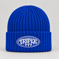 “Triple7s” 777 Blue Beanie