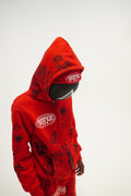 Triple7s SKOP Red Zip-Up Hoodie — DSC07182