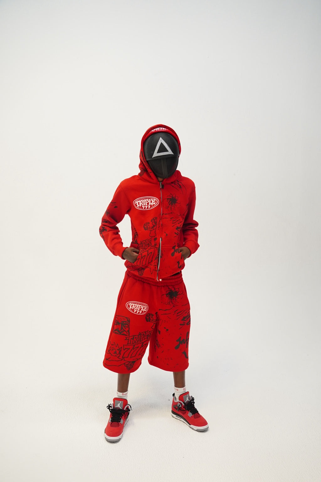 Triple7s SKOP Red Zip-Up Hoodie — DSC07288